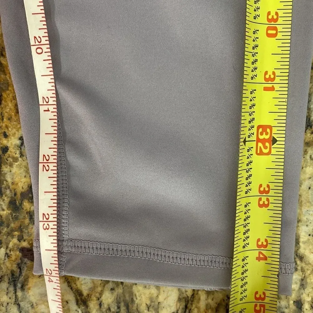 Spin Motion 365 made by Fabletics gray violet 7/8 leggings size L